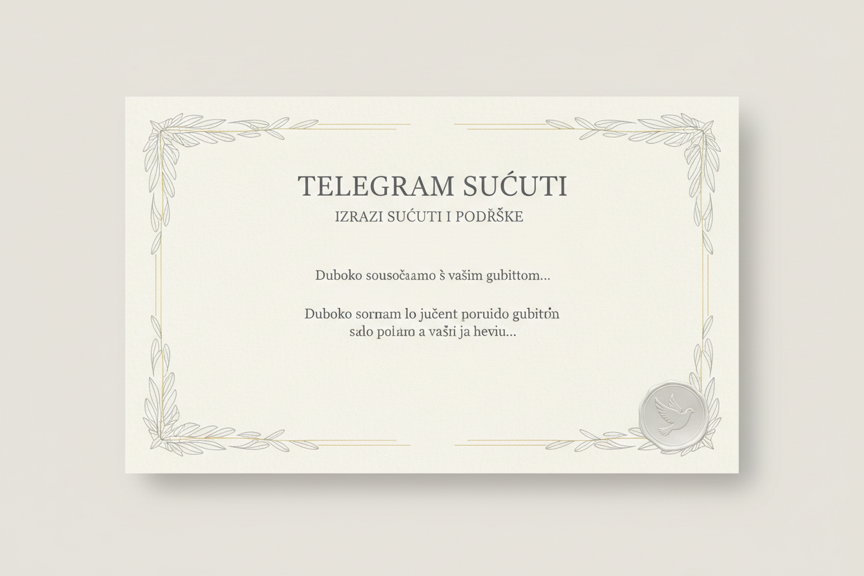 Telegram sućuti
